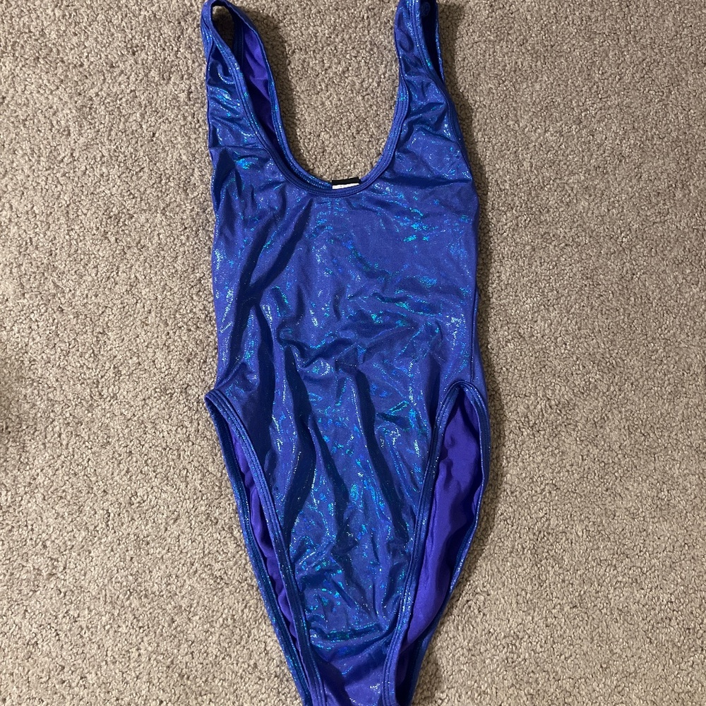 Holographic Leotard/Bodysuit